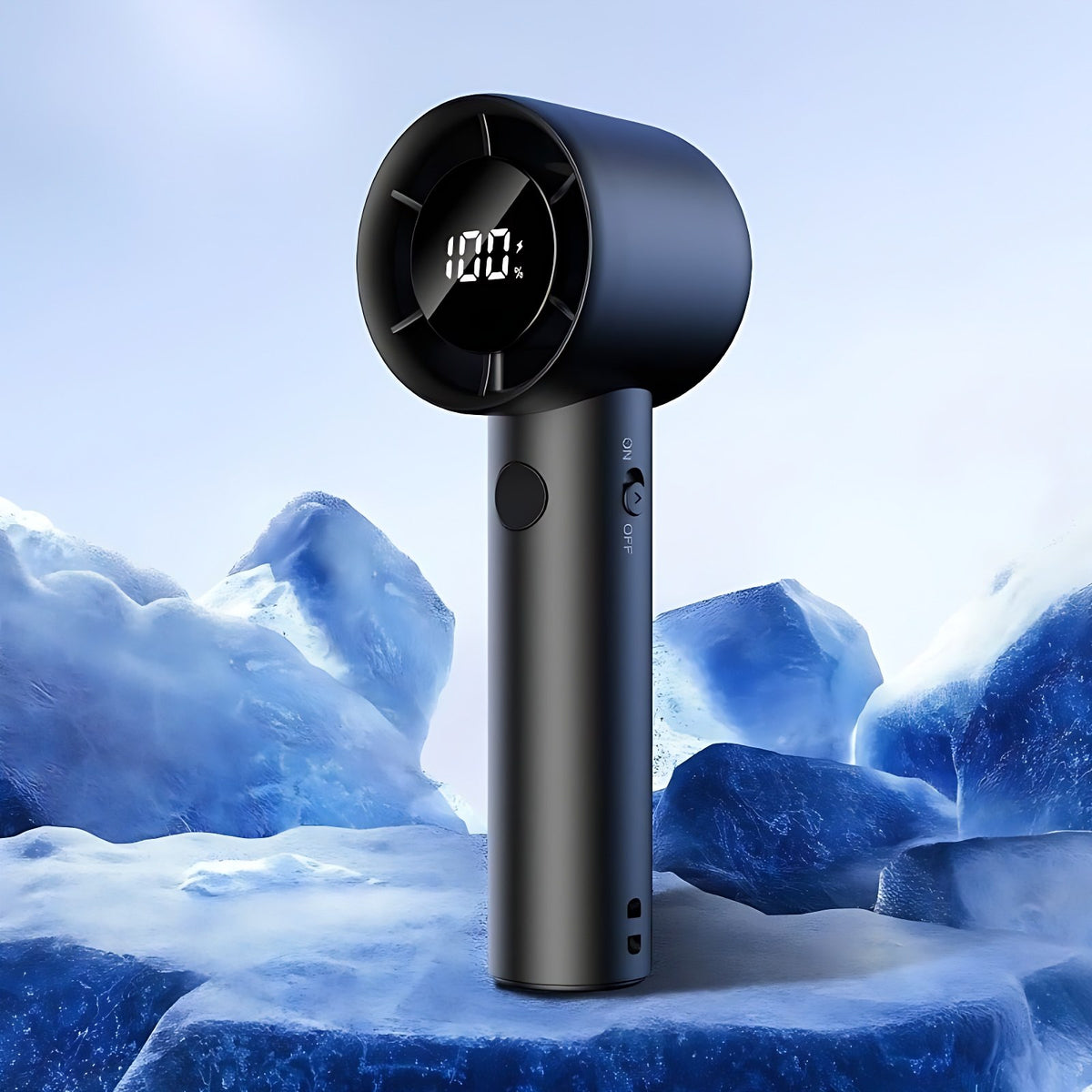 GearTitan™ FrostWind – Handheld Ice Cooling Fan
