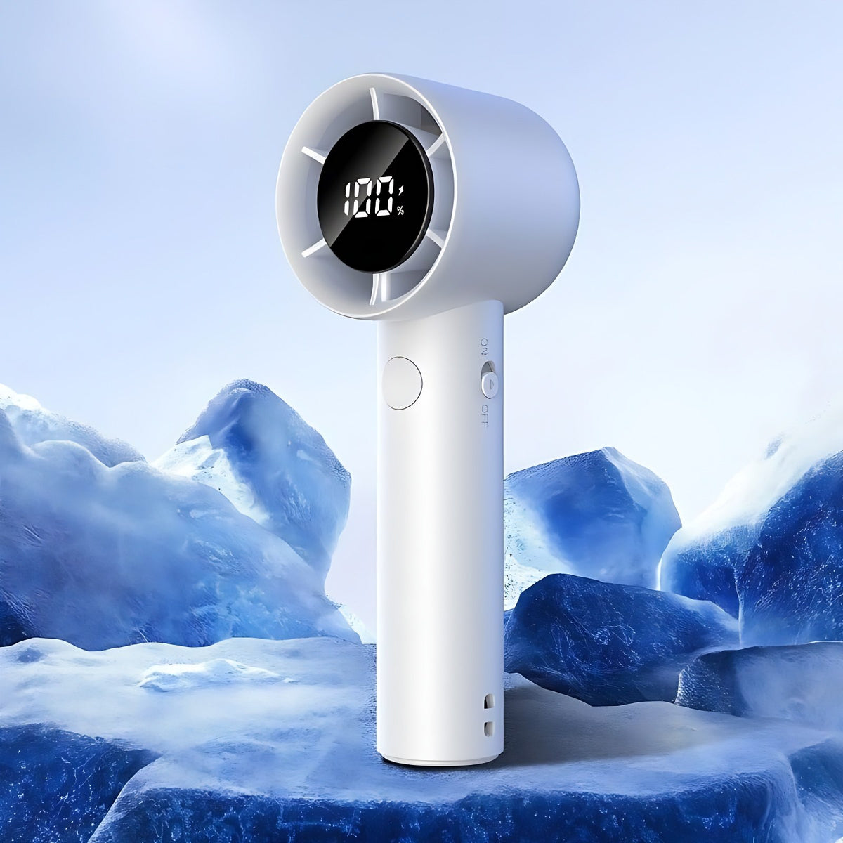 GearTitan™ FrostWind – Handheld Ice Cooling Fan