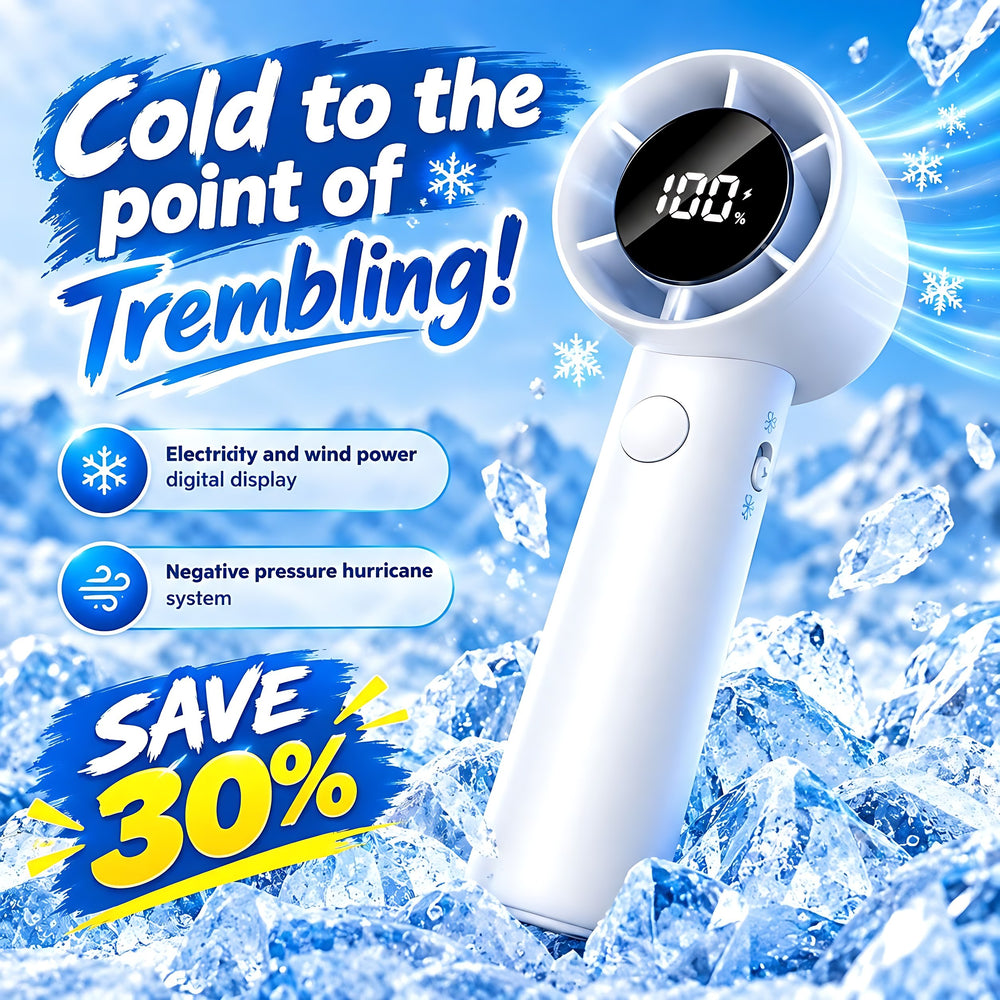 GearTitan™ FrostWind – Handheld Ice Cooling Fan